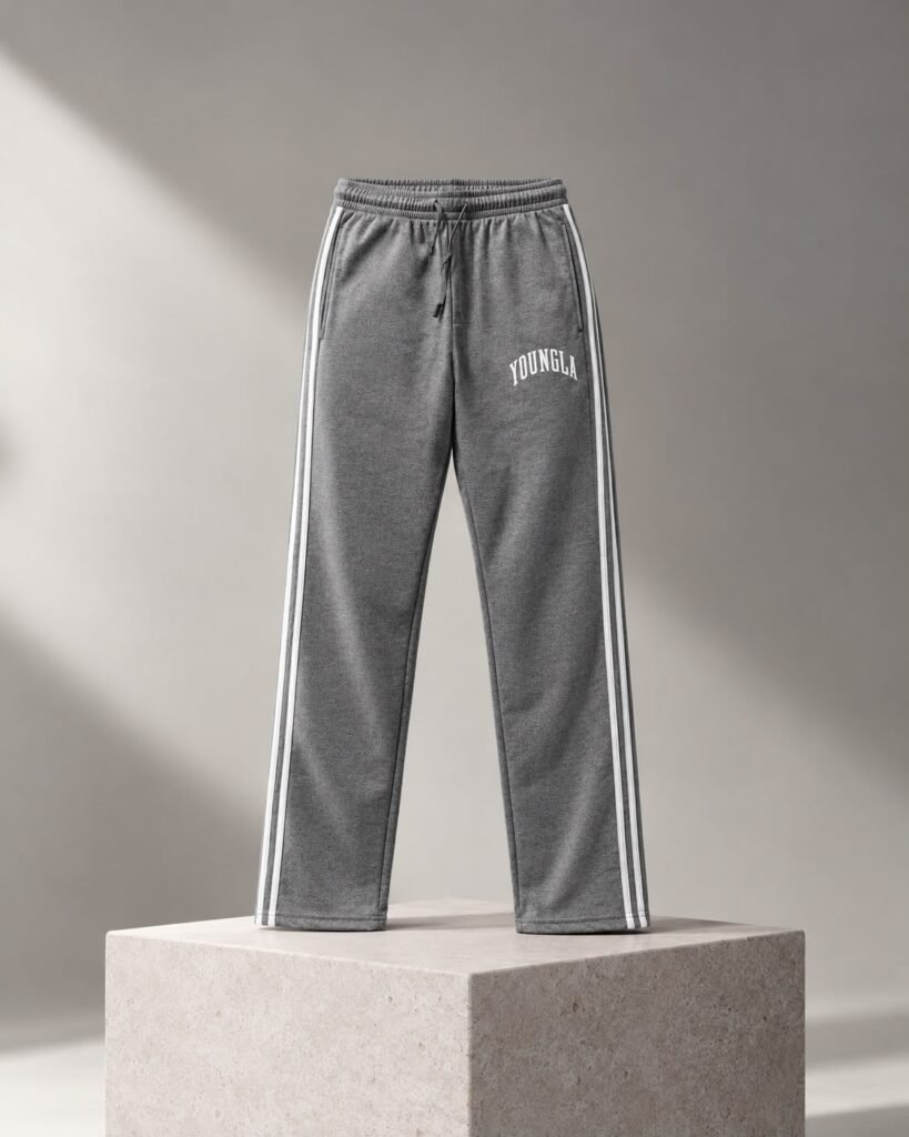Pantalón Jogger "YOUNGLA Flagship" – Dark Heather Grey