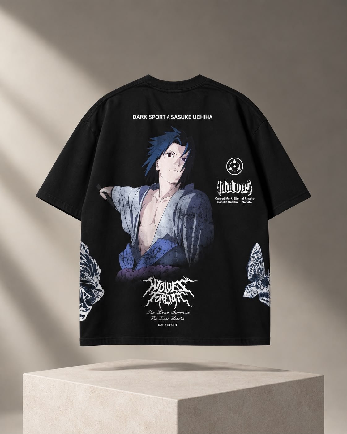 playera beast oversized darcsport uchiha new drop naruto fit