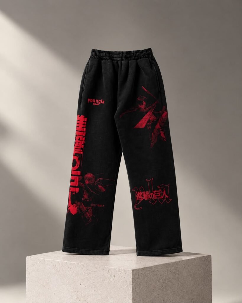 jogger beast pantalones deportivos youngla attackon titan