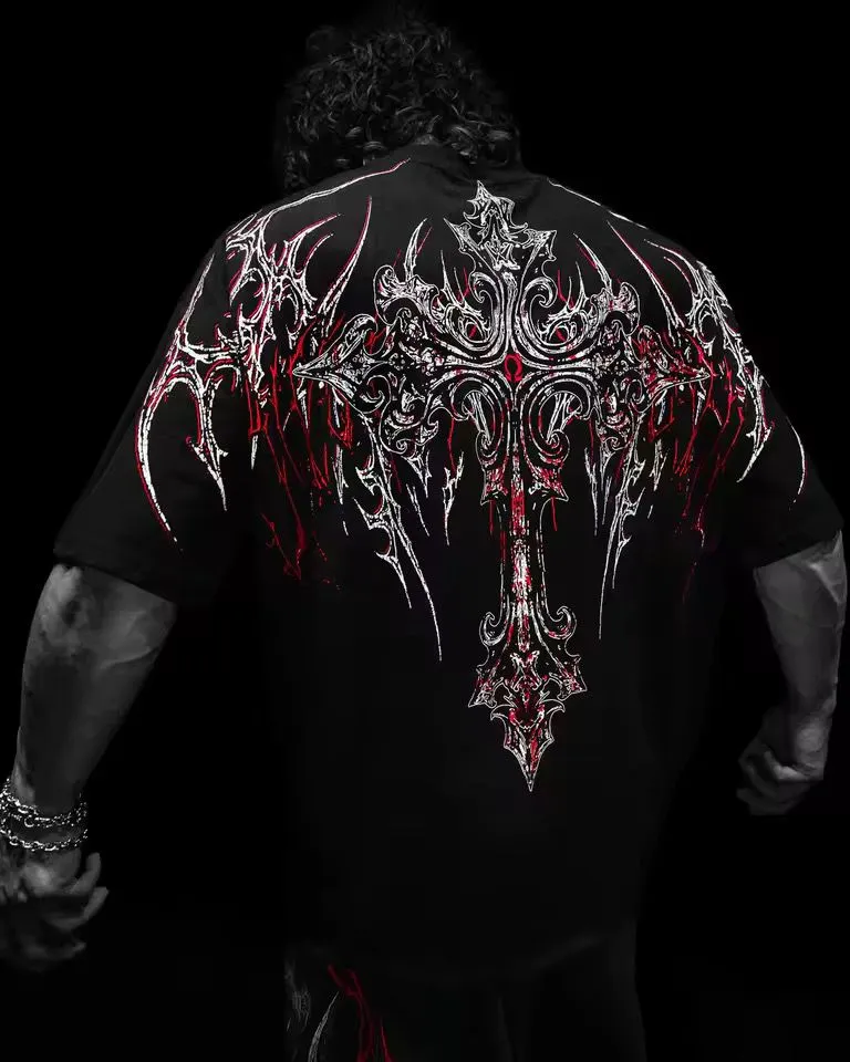 playera oversized breathedivinity cruz - Imagen 37