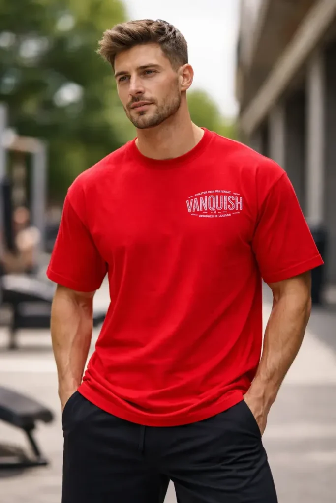 PLAYERA VANQUISH FITNESS OVERSIZED