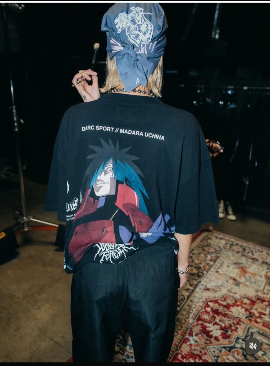 playera beast oversized darcsport uchiha new drop naruto fit - Imagen 7