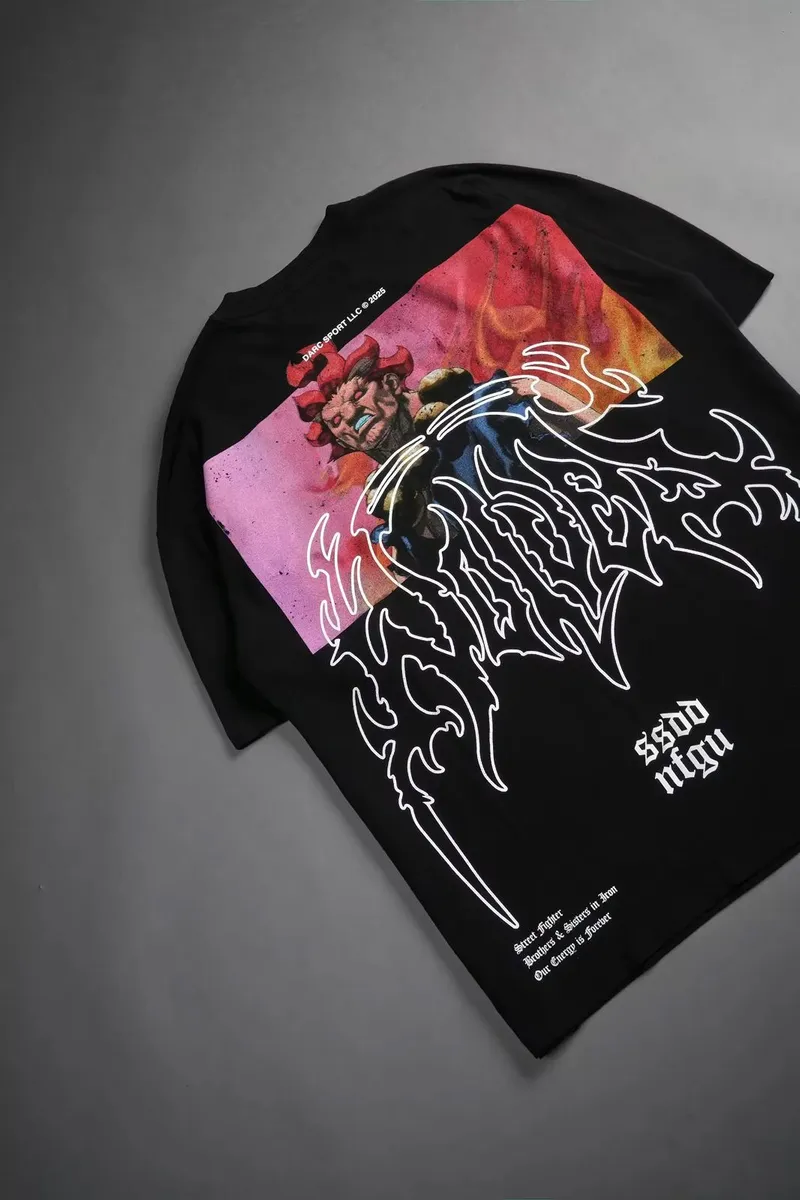 PLAYERA OVERSIZED DARCSPORT Street Fighter - Imagen 2