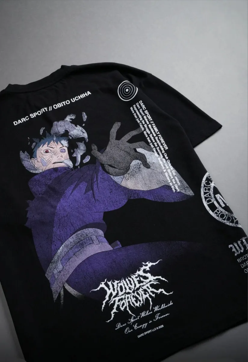 playera beast oversized darcsport uchiha new drop naruto fit - Imagen 6