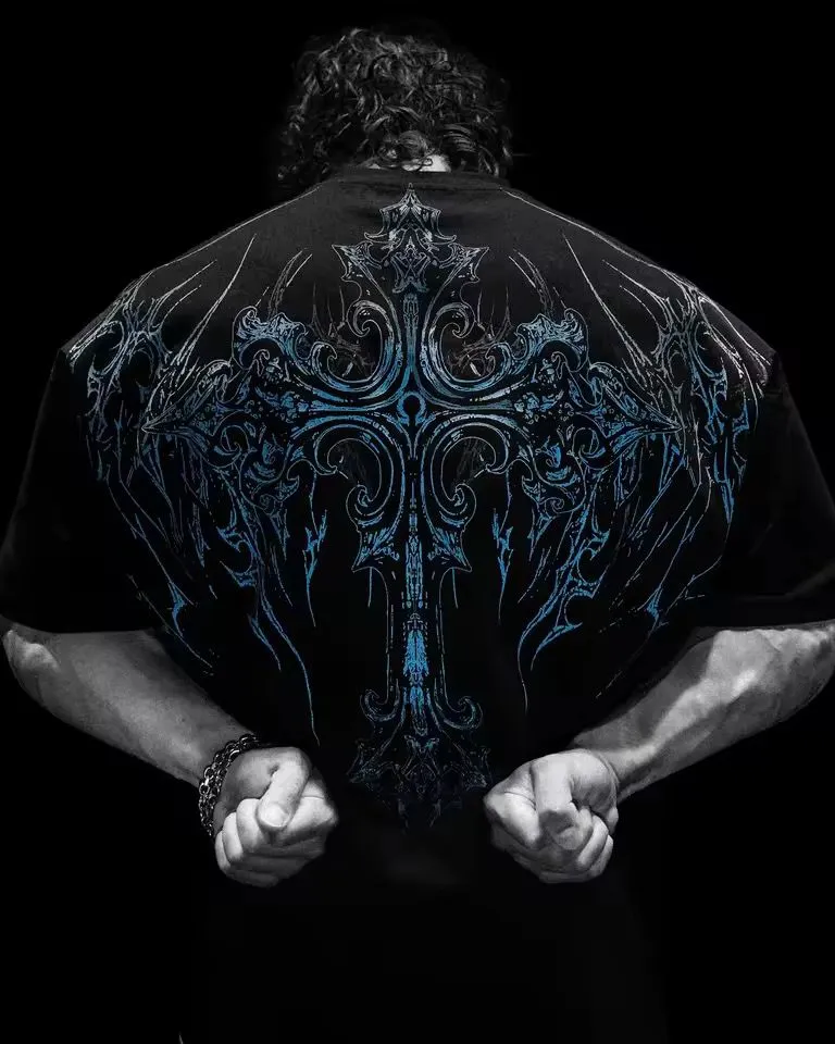 playera oversized breathedivinity cruz - Imagen 8