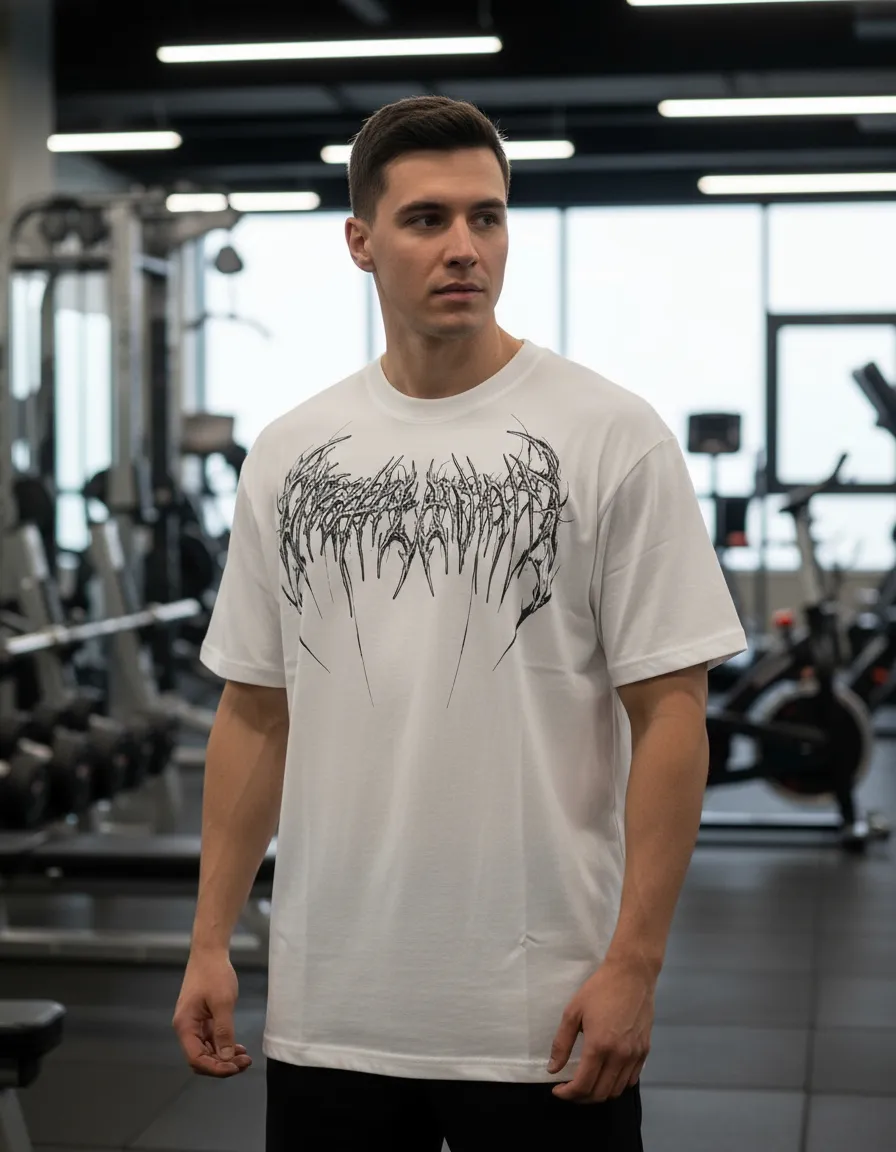 playera oversized breathedivinity cruz - Imagen 7