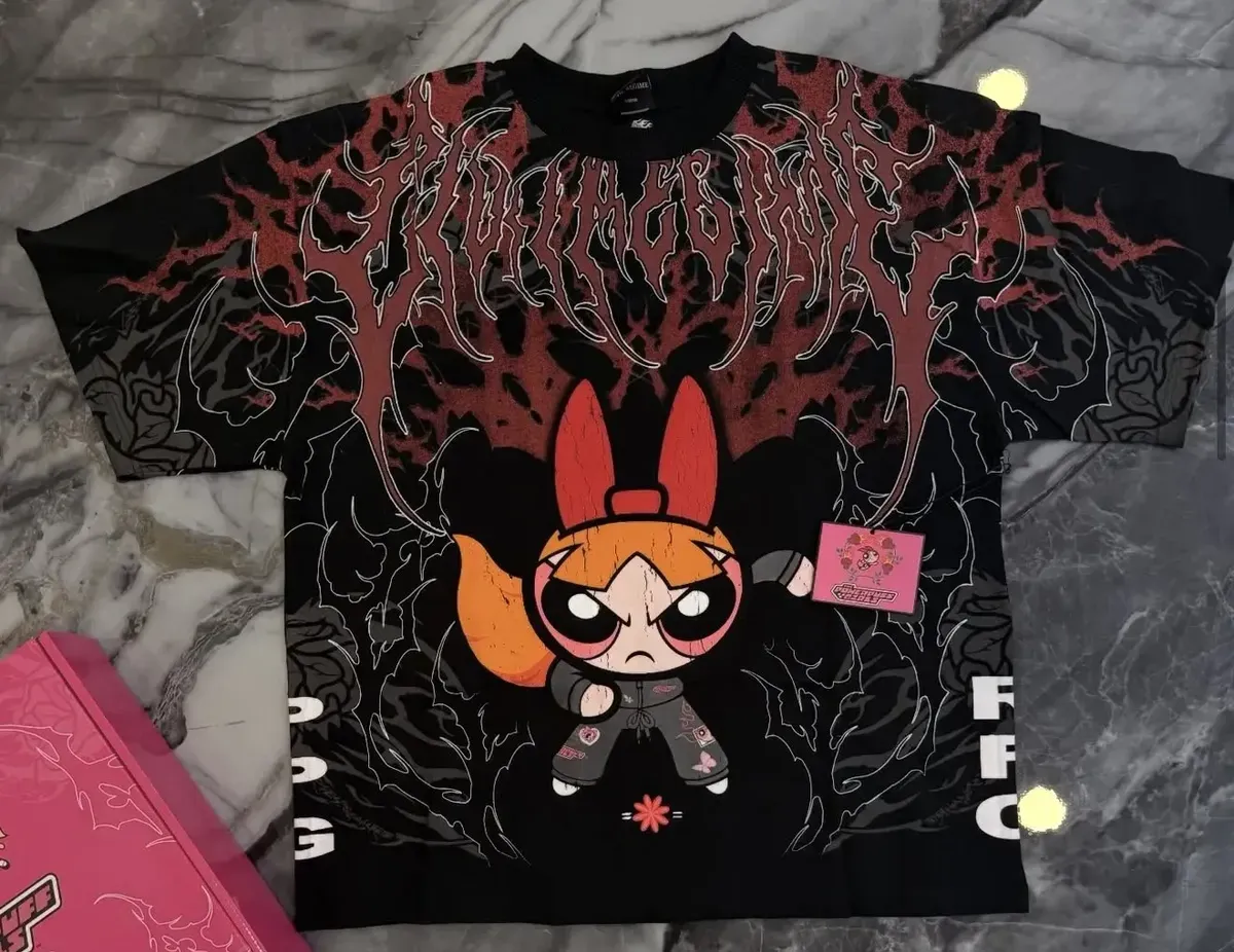 Nuevo Oversized Beast Civilregime Playera Chicas Superpoderosas - Imagen 10