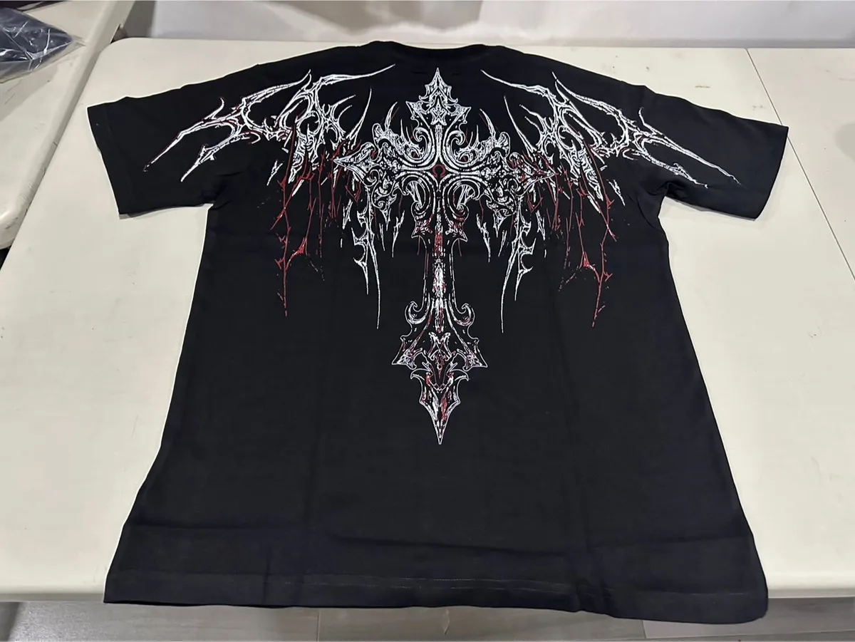 playera oversized breathedivinity cruz - Imagen 2